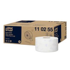 Tork 3-l toiletpapier T2 extra soft mini jumbo roll premium (12 rollen)