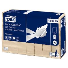 130299 Tork zachte naturel multifold handdoek pak