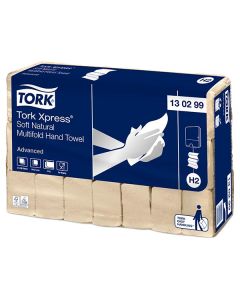 130299 Tork zachte naturel multifold handdoek pak