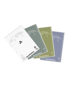 d102rt Aurora gerecycleerde cursusblok A4 70 gr gelijnd