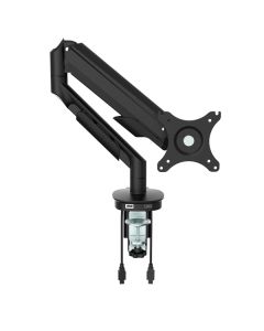 Enkele monitorarm incl. usb poorten zwart