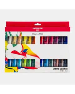 Talens amsterdam acryl tube 20 ml set van 24 stuks