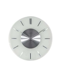 Nextime radiogestuurde frosted glazen wandklok 40 cm