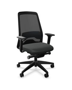 Demostoel Everyis1 211 bureaustoel zwart, rugleuning netbespanning