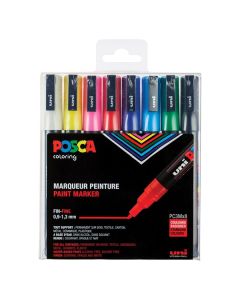 Posca marker fijn 1.5 mm set van 8 basiskleuren