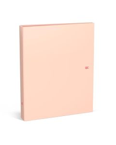 QC ringmap A4 2-rings colour roze - rug 4,5 cm