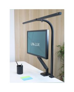 Unilux LED bureaulamp Strata zwart